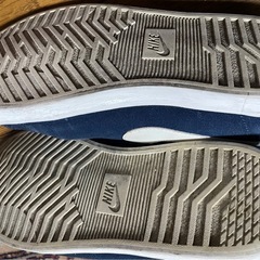 NIKE ナイキ　スニーカー　ハイカット　ネイビー×レッド　27cm の画像