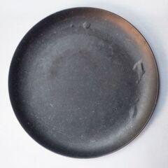 【受皿付】陶器鉢・ブラック（12cm×12cm）塊根植物 / アガベの画像