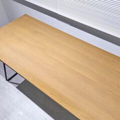 【年始限定価格】【無印良品】MUJI木製折りたたみテーブル幅160cmオーク材突板の画像