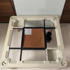 こたつテーブル・高さ調節足付き・コードなしテーブルのみの画像