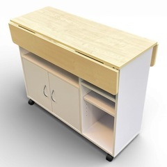 【2601001】DORIS（ドリス） キッチンワゴン／カウンターテーブル ポレロの画像