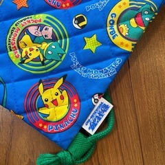 新品タグ付）ポケットモンスター　体操着袋、ナップサックの画像