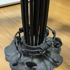 ヴィンテージ　マツヤマ工芸　ティファニー調　リリーランプ　アール・ヌーヴォー様式の画像