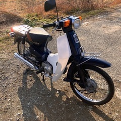 ホンダスーパーカブ50カスタム キャブ ピカピカ 実働書付の画像