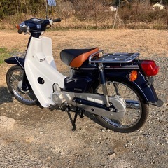 ホンダスーパーカブ50カスタム キャブ ピカピカ 実働書付の画像