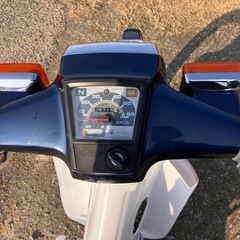 ホンダスーパーカブ50カスタム キャブ ピカピカ 実働書付の画像