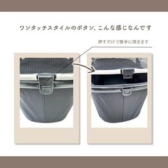 軽くて押しやすいペットカートの画像