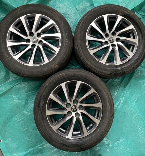 トヨタ純正 17インチ アルミホイール タイヤセット 3個セット
