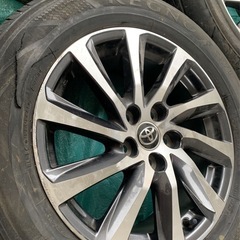 トヨタ純正 17インチ アルミホイール タイヤセット 3個セットの画像