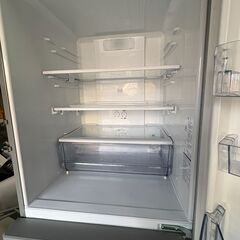 AQUA 冷蔵庫 355L AQR-36G(S) 2018年製 3ドア シルバーの画像