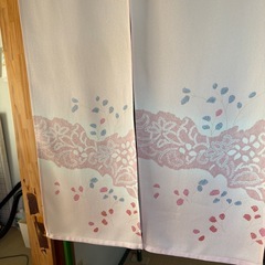 着物素材リメイク暖簾　　横〜51–丈〜87!
の画像