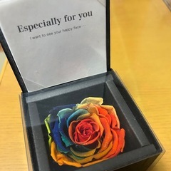 ブリザードフラワー　バラ　レインボーカラーの画像