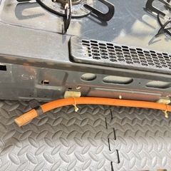 Paloma ガスコンロ LPガス用 11年製 IC-800B-R ブラック系動作確認済み「中古」の画像