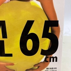Z新品未使用　ラビ　バランスボール・ジムボール　エアポンプ付き イエロー　65cm 非対面取引可能の画像