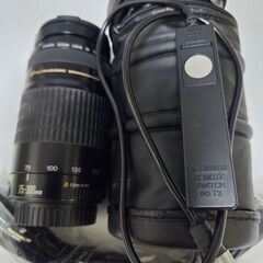ＣＡＮＯＮ　ＥＯＳ５ＱＤ本体と望遠レンズ、アルミケース等一式まとめての画像
