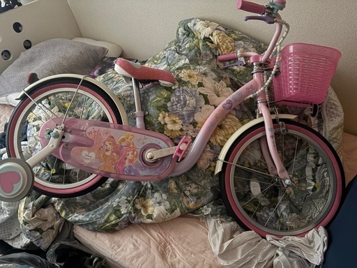 キッズ自転車プリンセス (ままー(^-^)/) 熊本の折りたたみ自転車の中古