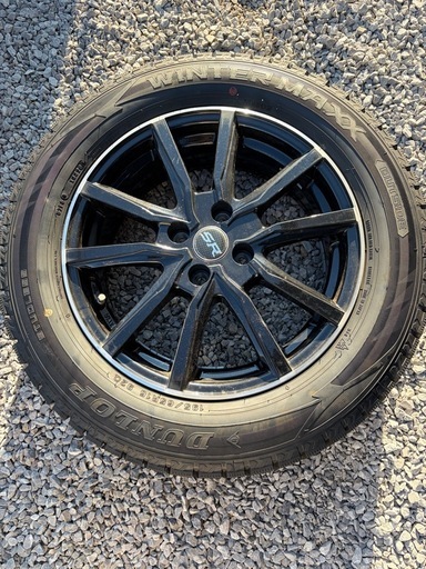 【価格相談可】スタッドレスタイヤホイール4セット ナット付　195/65R16 92Q ダンロップ