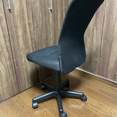 オフィスチェア　黒　アイリスオーヤマH-298Fの画像