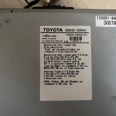 トヨタ純正ナビ　ハイエースの画像