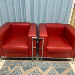 テーブル　ソファー　3点セット
の画像