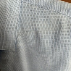 新品ZARA 長袖シャツ　ブルーMサイズの画像