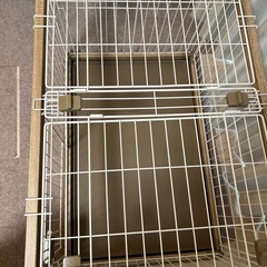 小型犬用ウッディサークル(犬用ケージ)の画像
