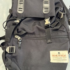 MAKAVELIC ブラック リュック・バックパックの画像