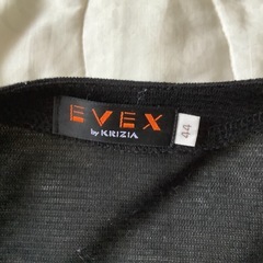 EVEX エベックス　カーディガン　羽織　はおり　黒　ブラック　5分袖　44の画像