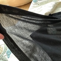 EVEX エベックス　カーディガン　羽織　はおり　黒　ブラック　5分袖　44の画像