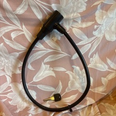 自転車用　ワイヤーロック　鍵の画像