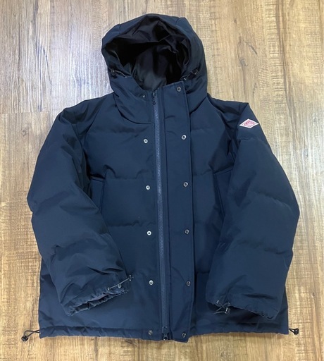 DANTON ネイビー ダウンジャケット DANTON フード付き ネイビー ダウンジャケット DANTON フード付き