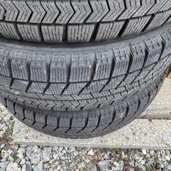 155/65R13 タイヤホイール！スタッドレス　ブリヂストン4本セットの画像
