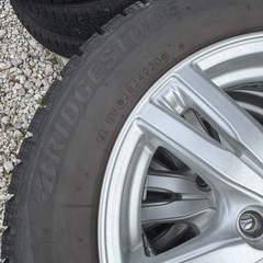 155/65R13 タイヤホイール！スタッドレス　ブリヂストン4本セットの画像