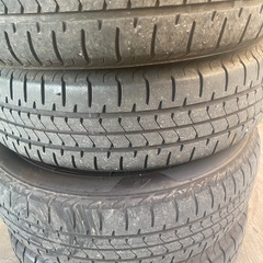 アルミホイール　タイヤ　4本セット
の画像