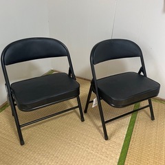 ✨美品✨ワイドチェア 2脚セット！法事・来客・お正月に便利♪座りやすい低反発／早い者勝ちの画像