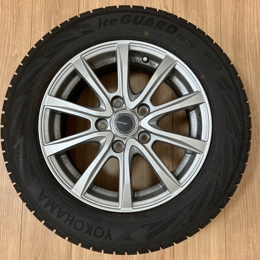 決まりました2024年製　YOKOHAMA スタッドレス4本セット　185/65R/15 バリ山
