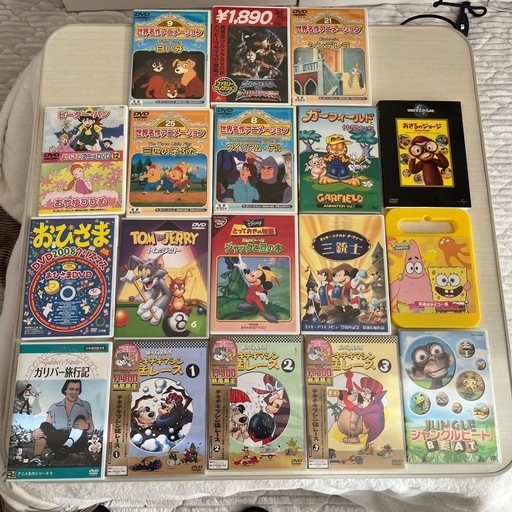 まとめ売り】子ども向けDVD 大量18枚セット｜ディズニー・トムと