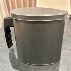 オイルポット 油こし器付き グレーの画像