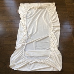 Confis ボックスシーツ シングル マイクロファイバー 冬用 抗菌 速乾 伸縮性 マットレスカバー ベッドカバー 通気性 防ダニ 快眠 無地 オールシーズン (アイボリー、シングル 100x200cm) の画像