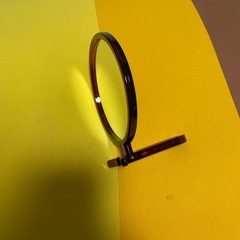 スタンド＆ハンドミラー　ブラウンの画像