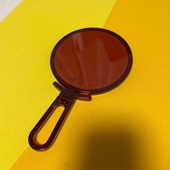 スタンド＆ハンドミラー　ブラウンの画像