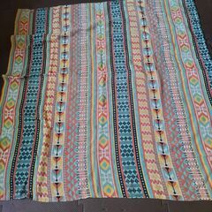 アジアン雑貨　布　ラグの画像