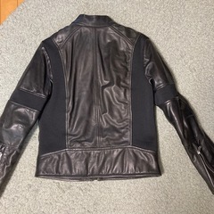 G-STAR RAW メンズ　レザージャケット　黒の画像