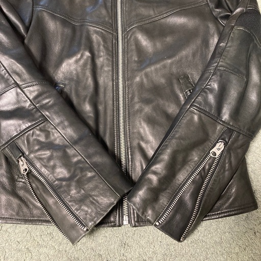 G-STAR RAW メンズ　レザージャケット　黒
