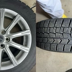 トヨタ　シエンタ　スタッドレスタイヤ　15インチの画像