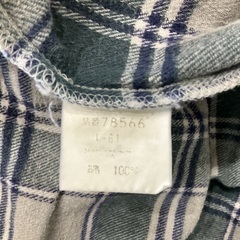 美品　冬用 長袖 メンズパジャマL  上下セット　 ネル生地暖か　前開きの画像