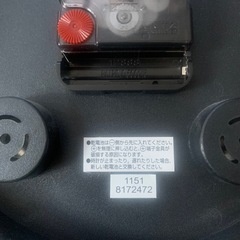 【無料】壁掛け時計 温湿度計付き／経年劣化あり／引き取り限定の画像