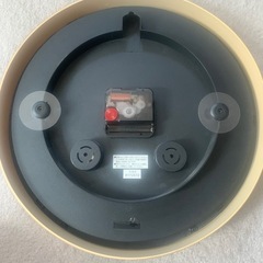 【無料】壁掛け時計 温湿度計付き／経年劣化あり／引き取り限定の画像