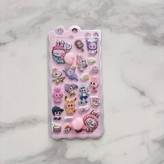 LABUBU おしりシール キャラクター 3D ぷくぷく キッズの画像