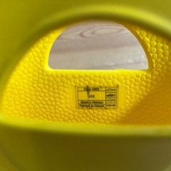 crocs 黄色 長靴の画像